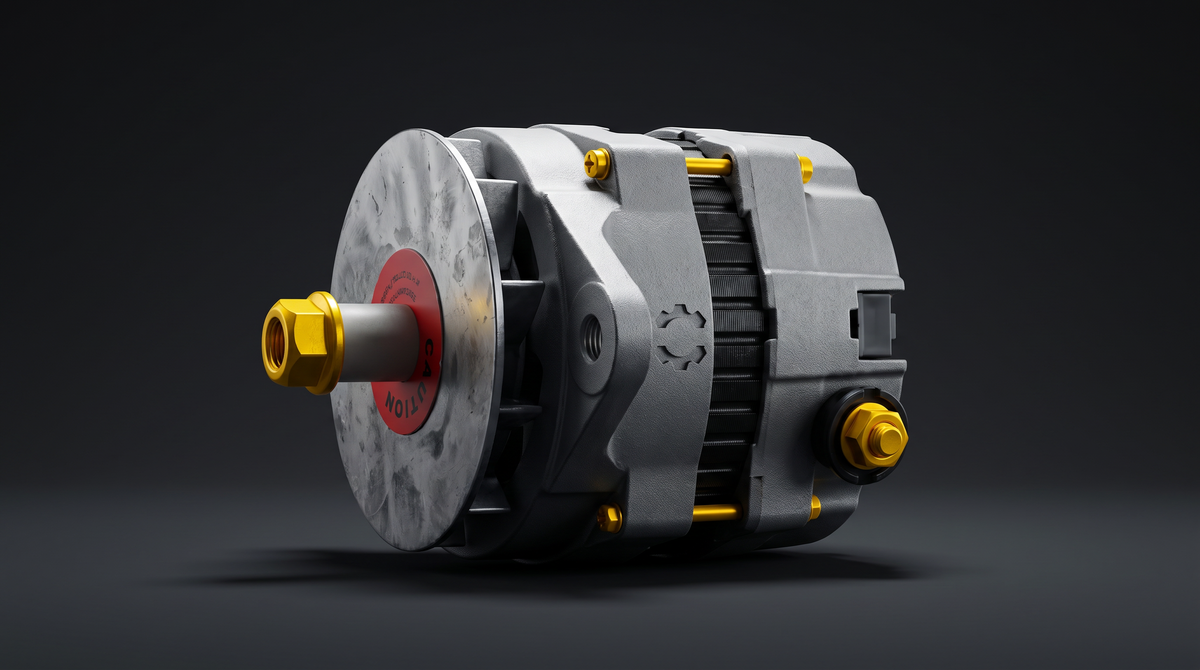 Alternator 8078 - Delco 22SI Series IR/EF 145 Amp/12 Volt, CW, 1-Wire System, 14.1 Vset, Neg. Grd., w/o Pulley